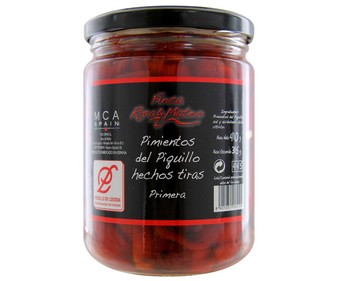Pimientos del Piquillo frasco de 315 gramos Pimientos del Piquillo frasco de 315 gramos