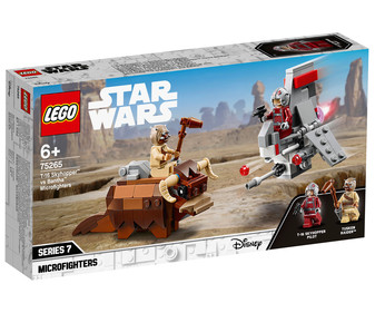 Juego de construcciones Microfighters: Saltacielos T-16 vs. Bantha con 198 piezas, LEGO Star Wars 75265. Juego de construcciones Microfighters: Saltacielos T-16 vs. Bantha con 198 piezas, LEGO Star Wars 75265.