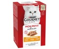 Comida para gatos adultos a base de pato, pollo y pavo PURINA GOURMET 6 uds. 50 g.