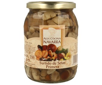 Surtido de setas ALTA COCINA frasco de 375 g. Surtido de setas ALTA COCINA frasco de 375 g.