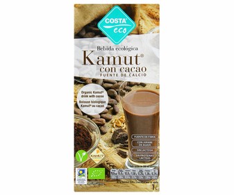 Bebida de kamut con cacao ecológica 1 litro Bebida de kamut con cacao ecológica 1 litro