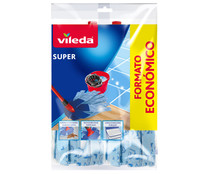 Fregona Super +30% Microfibras Duplo VILEDA 2 uds.