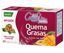 Infusión quema grasas con sabor a mango y maracuyá CELLISLIM 20 uds.