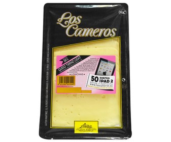 Queso en lonchas edam light 200 g.