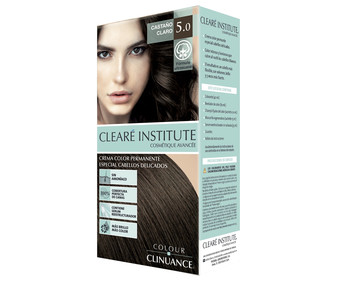 Tinte de pelo castaño