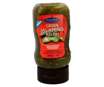 Jalapeños verdes un poco picantes SANTA MARÍA 300 g. Jalapeños verdes un poco picantes SANTA MARÍA 300 g.