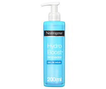 Limpiador facial (gel de agua), que elimina impurezas y maquillaje NEUTRÓGENA Hydro boost 200 ml.