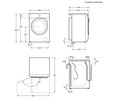 Lavadora ELECTROLUX EW6F5142FB capacidad de carga: 10KG, clasificación energética: A, 1400RPM, H: 84,7cm, A: 59,6cm, F: 65,9cm.