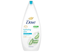 Gel para ducha o baño con aloe vera y agua de Abedul DOVE 750 ml.