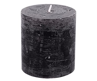 Vela rústica cilíndrica no perfumada, 8 cm, ACTUEL. Vela rústica cilíndrica no perfumada, 8 cm, ACTUEL.