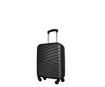 Maleta de cabina rígida de color negro de 50 cm y 4 ruedas ABS, AIRPORT ALCAMPO Diago. Maleta de cabina rígida de color negro de 50 cm y 4 ruedas ABS, AIRPORT ALCAMPO Diago.