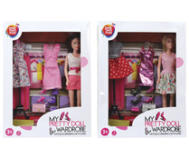 Mi bonita muñeca con 2 modelos y accesorios, ONE TWO FUN ALCAMPO.
