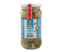 Aceituna gordal con pepinillos KIMBO 370 g
