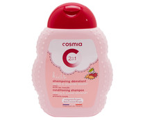 Champú y acondicionador con extracto de almendras dulces y cereza COSMIA Kids 250 ml.