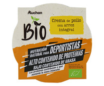 Crema de pollo con arroz integral ALCAMPO ECOLÓGICO 220 gr.