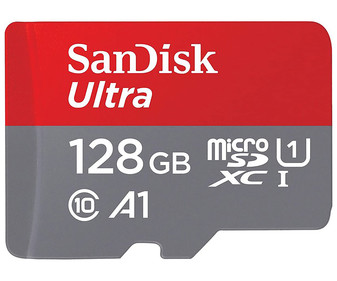 Tarjeta de memoria SANDISK Ultra MicroSDXC 128GB, clase 10. Tarjeta de memoria SANDISK Ultra MicroSDXC 128GB, clase 10.