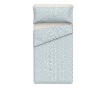 Juego de sábanas para cama de 90cm, 100% poliéster, ESSENTIAL.