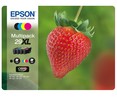 Pack de 4 cartuchos de tinta EPSON 29XL, negro, magenta, cian y amarillo.