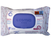 Toallitas húmedas para bebé con extracto de Camomila COSMIA BABY 56 uds.