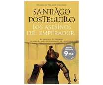 Los asesinos del emperador, SANTIAGO POSTEGUILLO, libro de bolsillo. Género: histórica. Editorial Booket.