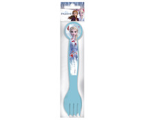 Set de cubiertos infantiles, cuchara y tenedor con diseño Frozen II, STOR.