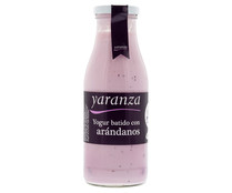 Yogur batido para beber, con arándanos YARANZA 500 g.