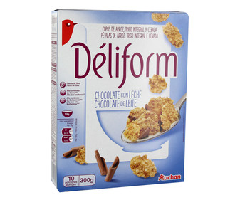 Cereales con chocolate, cuida línea 300 gramos Cereales con chocolate, cuida línea 300 gramos