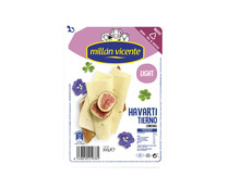 Queso en lonchas Havarti Light MILLÁN VICENTE 300 g.
