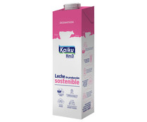 Leche desnatada de vaca, de producción sostenible KAIKU Km 0 1 l.