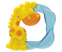 Mordedor para bebé, jirafa, color azul y amarillo, PLAYGRO.