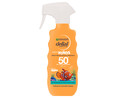 Protector solar en spray especial para niños con FPS 50+ (muy alto) DELIAL de Garnier 300 ml.