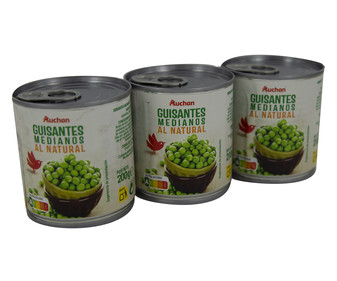 Guisantes medianos 3 uds. 140 g.