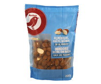 Almendras con piel tostadas sin sal añadida PRODUCTO ALCAMPO 200 g.