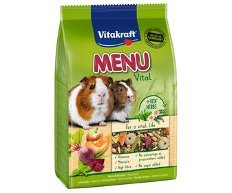 Comida para cobayas VITAKRAFT MENU VITAL 3 kg. Comida para cobayas VITAKRAFT MENU VITAL 3 kg.