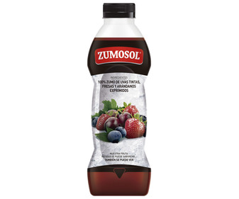 Zumo refrigerado exprimido multifrutas botella de 75 centilitros Zumo refrigerado exprimido multifrutas botella de 75 centilitros