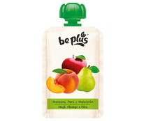 Bolsita de frutas (manzana, pera y melocotón) a partir de 4 meses BE PLUS 100 g.
