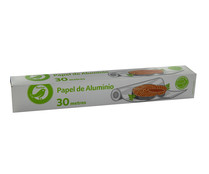 Papel de aluminio PRODUCTO ECONÓMICO ALCAMPO 30 mts.