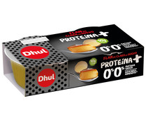 Flan de clara de huevo 0% materia grasa y sin azúcares añadidos DHUL Proteina + 2 x 120 g.