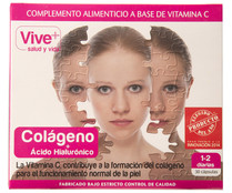 Colágeno+Ácido hilorunico VIVE PLUS 30 uds x 15 g.