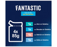 Comida para gatos a base de pescado en gelatina FELIX 4 uds. x 85 g.