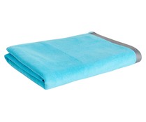 Toalla de playa velour 90x160cm, 100% algodón, 360g/m², ACTUEL. 1 unidad.