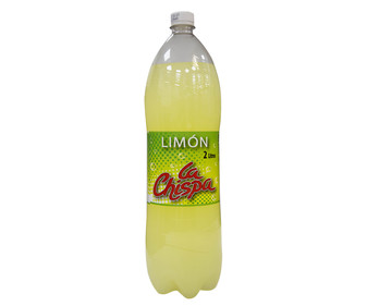 Bebida refrescante con azúcares y edulcorantes con sabor a limón LA CHISPA botella de 2 l. Bebida refrescante con azúcares y edulcorantes con sabor a limón LA CHISPA botella de 2 l.