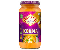 Salsa de curry, Korma PATAK´S 450 g.