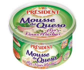 Queso de untar con ajo y finas hierbas 100 gramos Queso de untar con ajo y finas hierbas 100 gramos