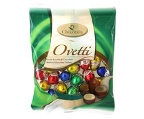 Surtido de mini huevos de Pascua de chocolate PRODUCTO ECONÓMICO ALCAMPO 150 g. 