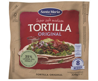 Tortillas de trigo SANTA MARÍA 320 g. Tortillas de trigo SANTA MARÍA 320 g.