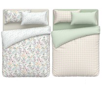 Juego de funda nórdica para cama de 150 cm, 100% algodón, ACTUEL. Modelos surtidos, 1 unidad.
