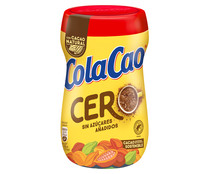 Cacao en polvo soluble natural, sin azúcares añadidos COLACAO 0% 700 g.