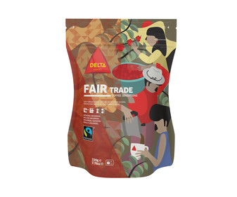 Café molido de tueste natural Fair Trade DELTA 220 g. Café molido de tueste natural Fair Trade DELTA 220 g.