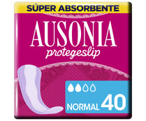 Salvaslips normales con neutralizador de olor AUSONIA 40 uds.